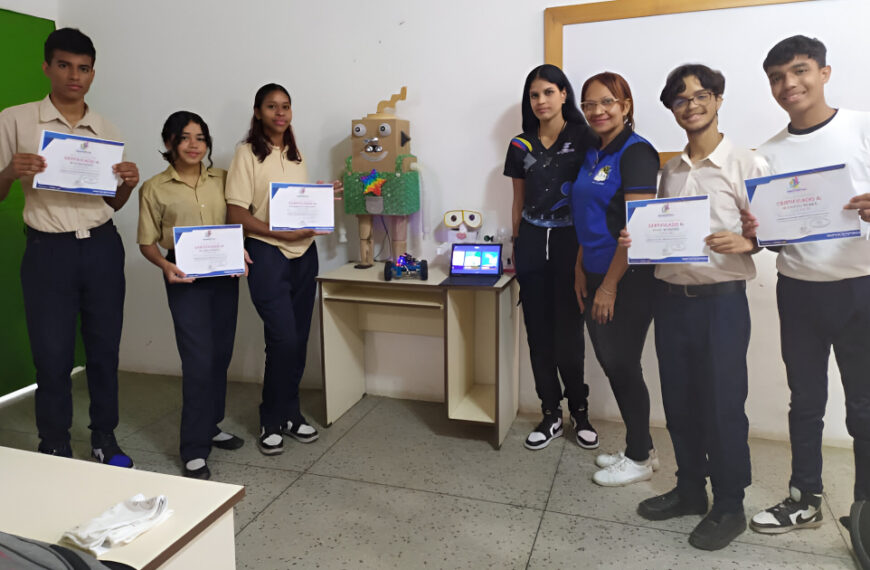 Fundación Infocentro impulsa formación de robótica educativa en Carabobo y Bolívar