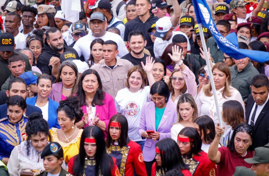 Vicepresidenta sectorial Gabriela Jiménez Ramírez reitera el carácter inquebrantable de la mujer venezolana