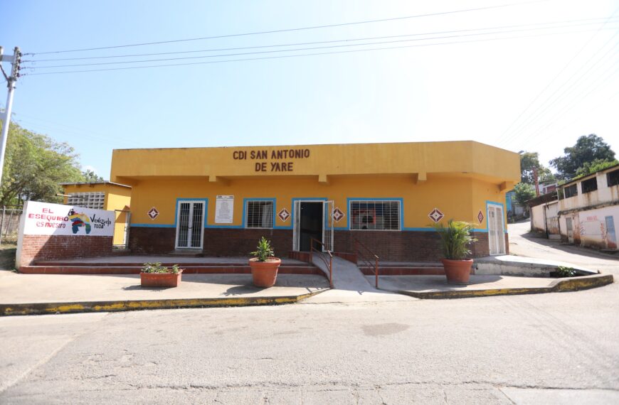 Atención a comunidades: 1×10 del Buen Gobierno rehabilita CDI San Antonio de Yare