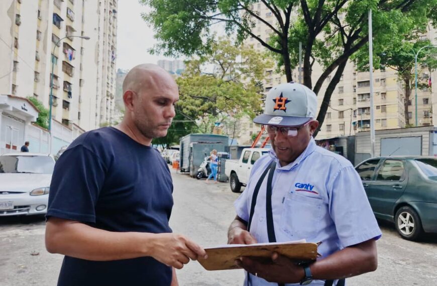 Cantv optimiza servicios de telecomunicaciones en sector La Quebradita I de Caracas