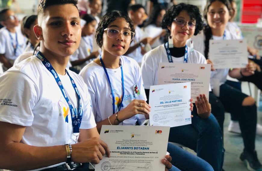 Estudiantes de la región central del país recibirán reconocimiento por destacada participación en Retos de Ciencias Naturales y Matemáticas