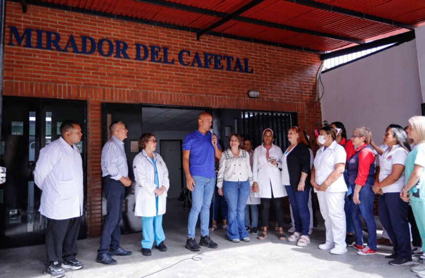 Gobierno Nacional inspecciona trabajos de rehabilitación del CDI Mirador del Cafetal en Miranda