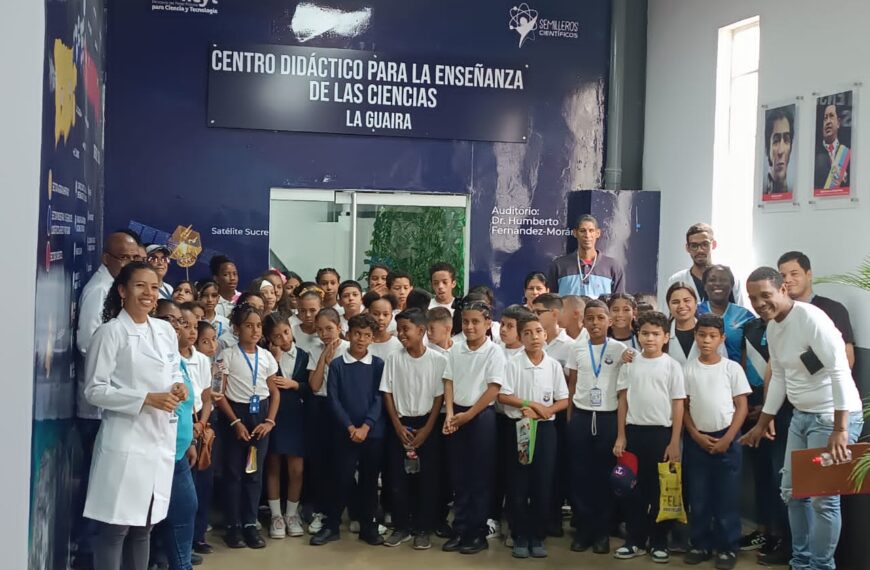Ruta Científica llegó al Centro Didáctico para la Enseñanza de las Ciencias de La Guaira