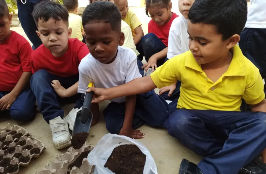 Realizan taller “Germinación de Semillas” dirigido a niños y niñas de preescolar en Falcón